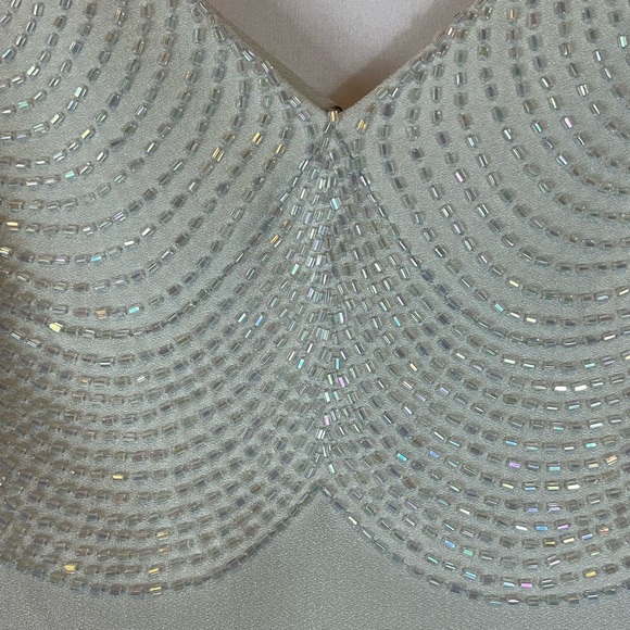 Daymor Couture Beaded-Breast Sleeveless Floor-Length Dress, Blue-Gray |8 - Picture 8 of 16